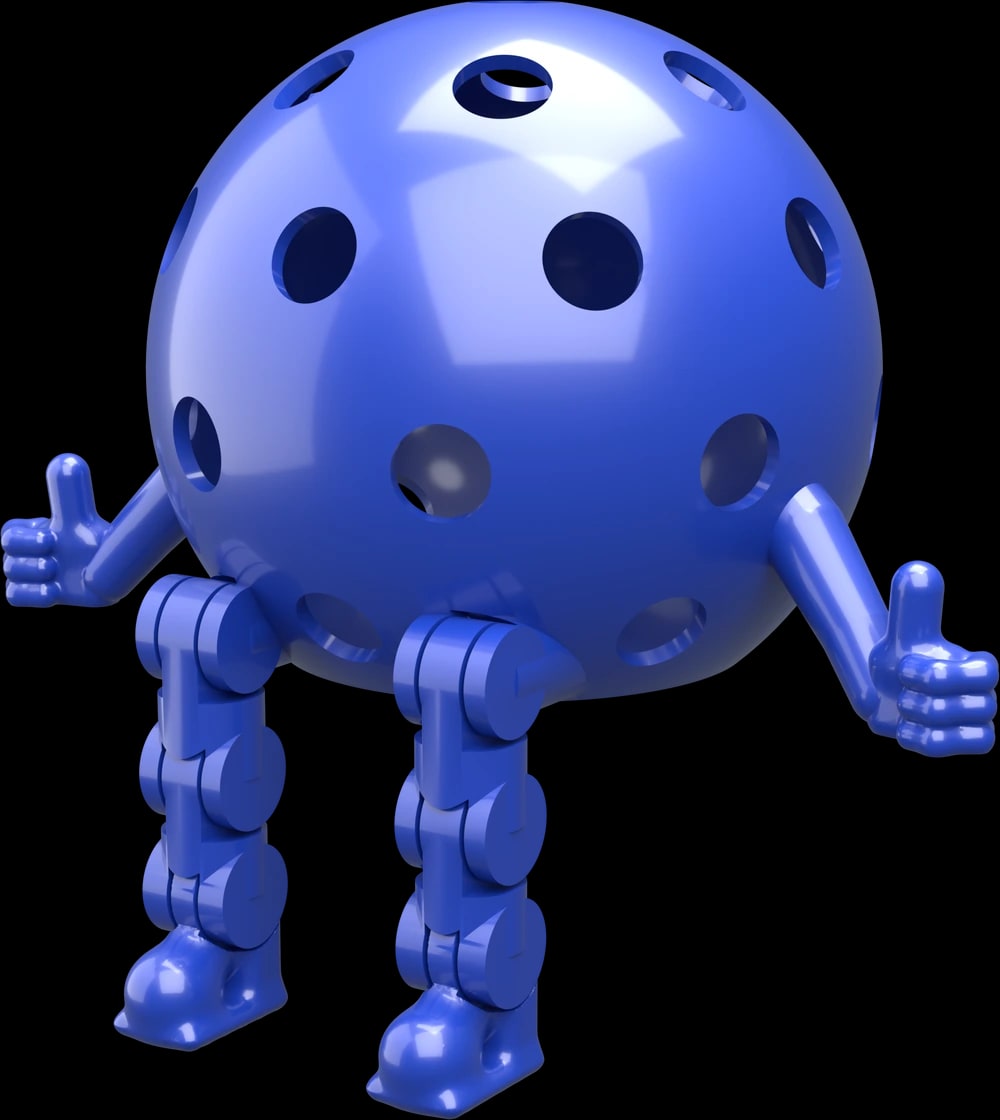 Blue Pickleball Dinky