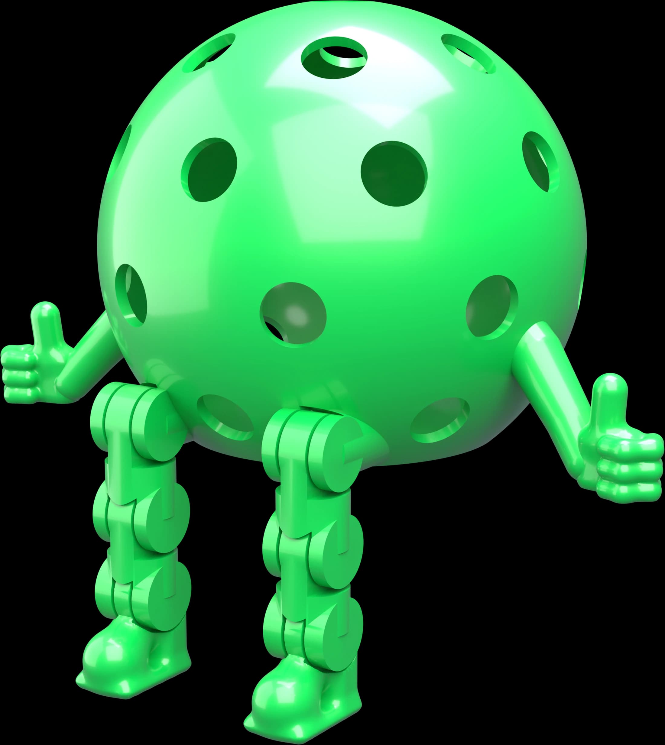 Green Pickleball Dinky