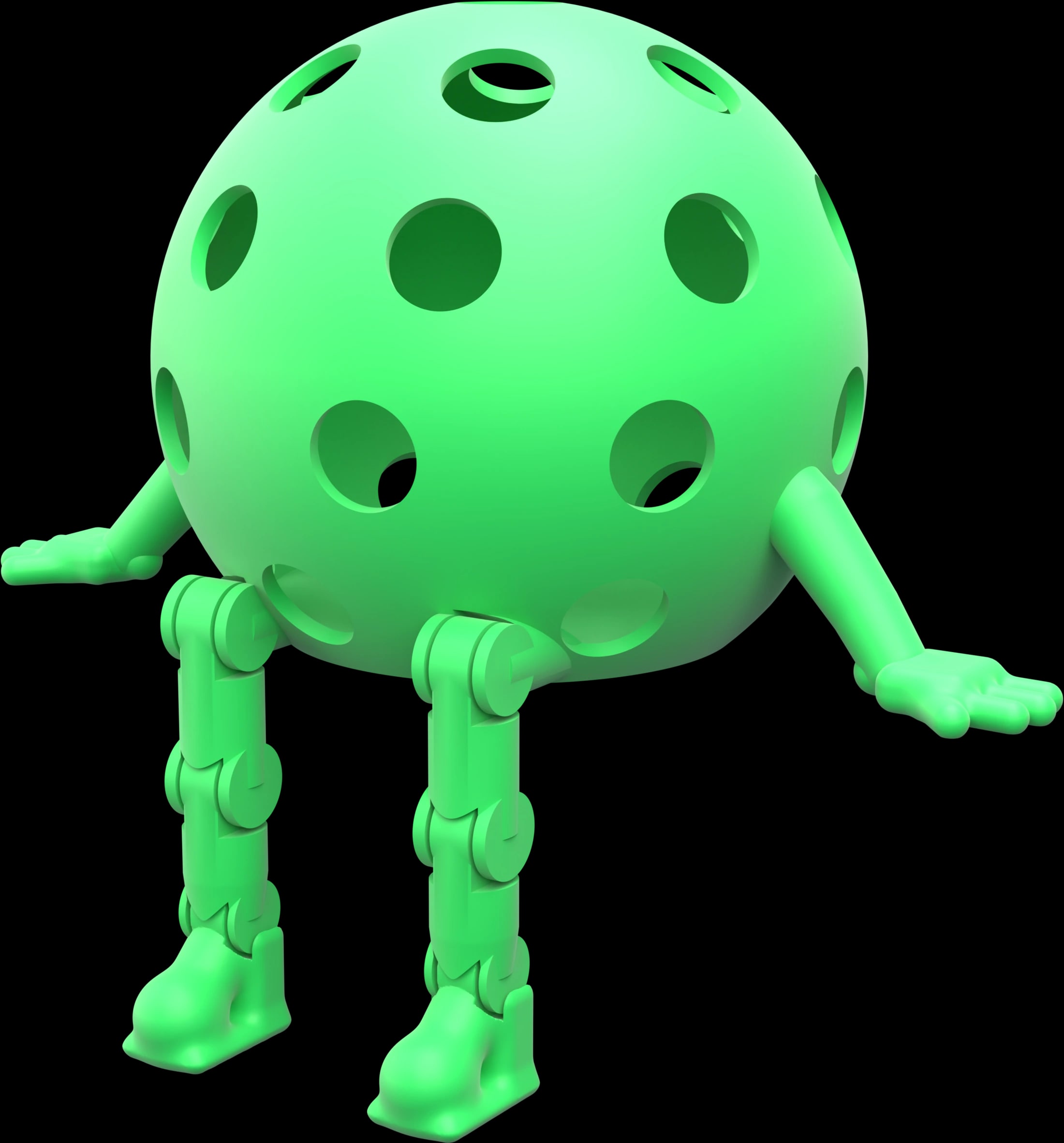 Green Pickleball Buddy