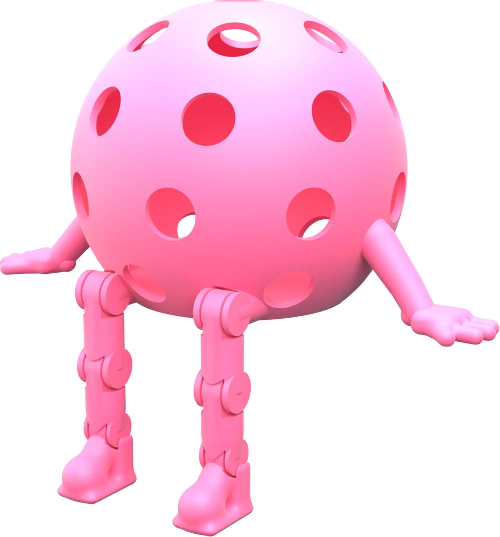 Pink Pickleball Buddy