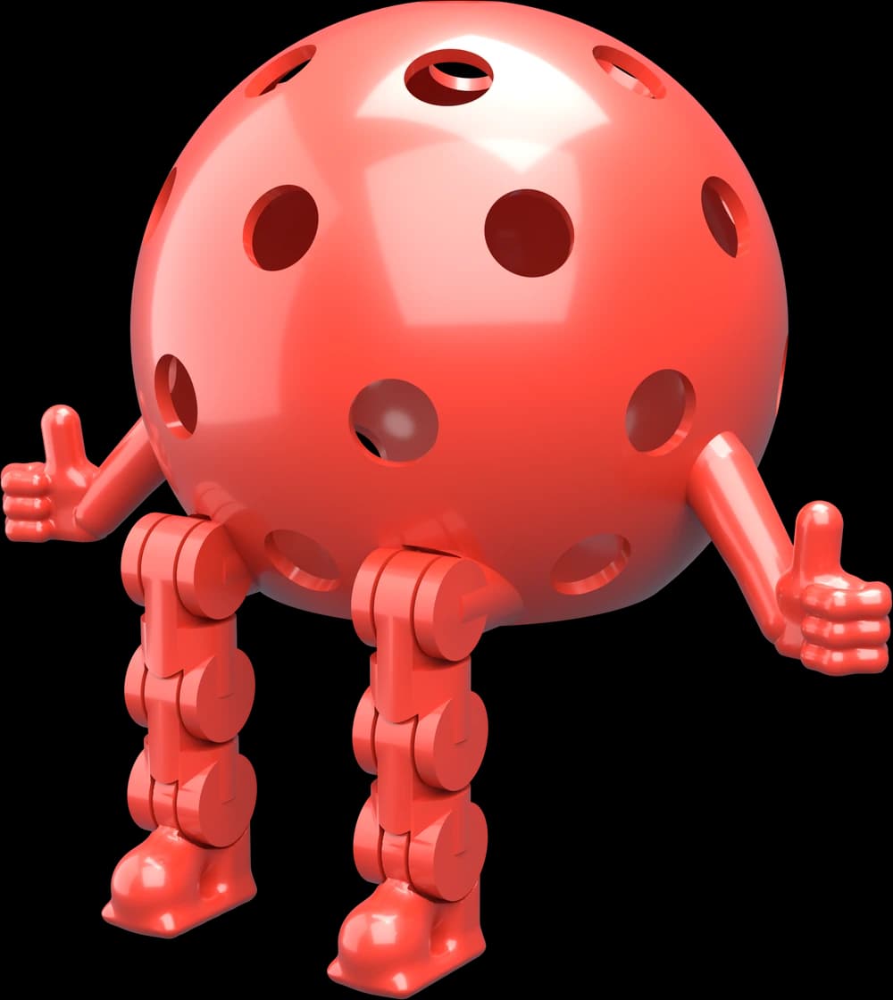 Red Pickleball Dinky