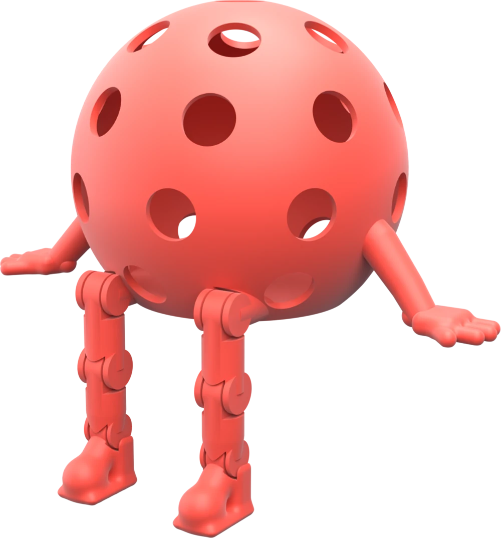 Red Pickleball Buddy